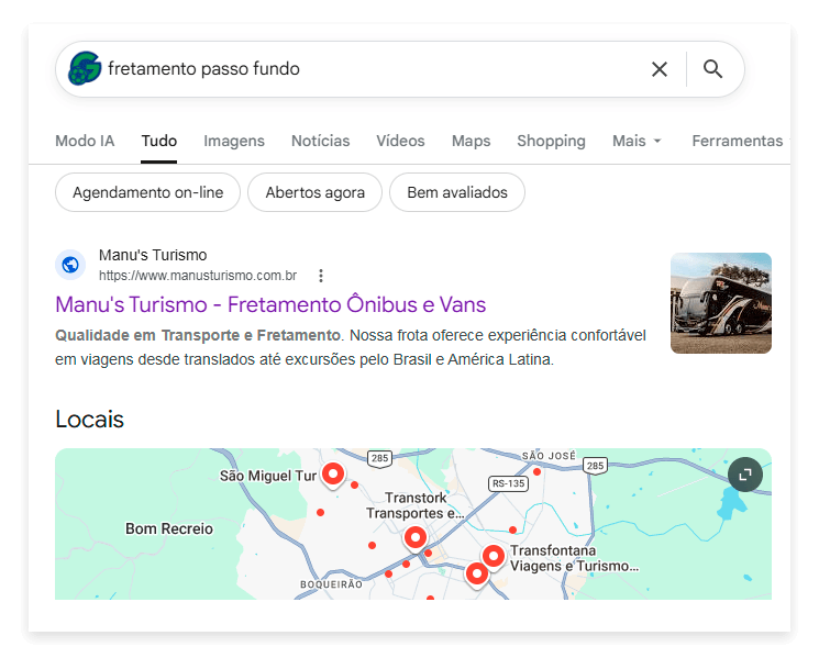 google  passo fundo